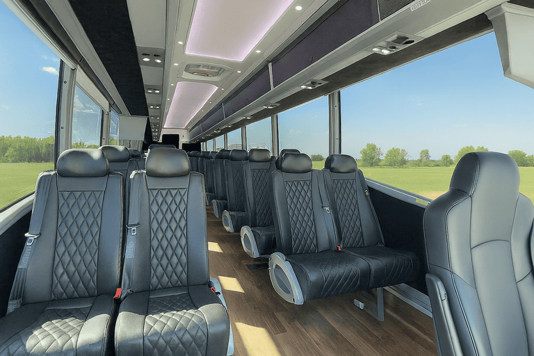 coach bus in Waterbury