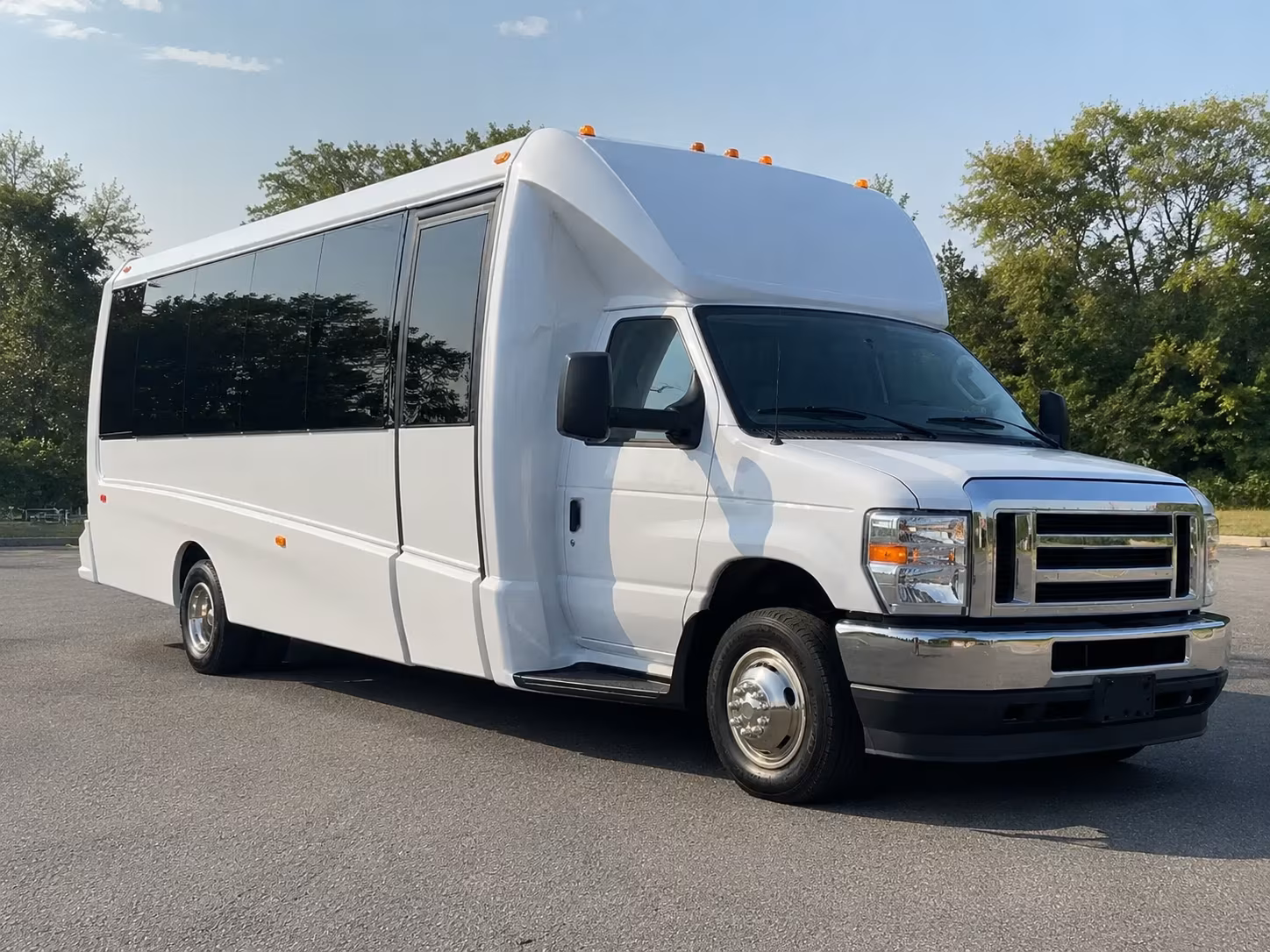bus rentals for convention overflow parking and remote lot shuttles
