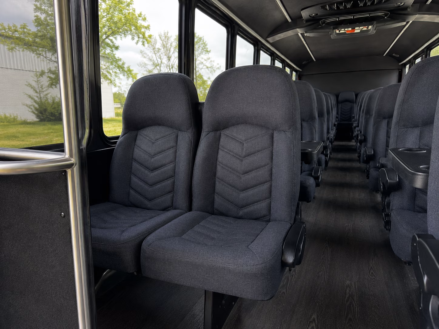 waterbury 18 passenger minibus interior