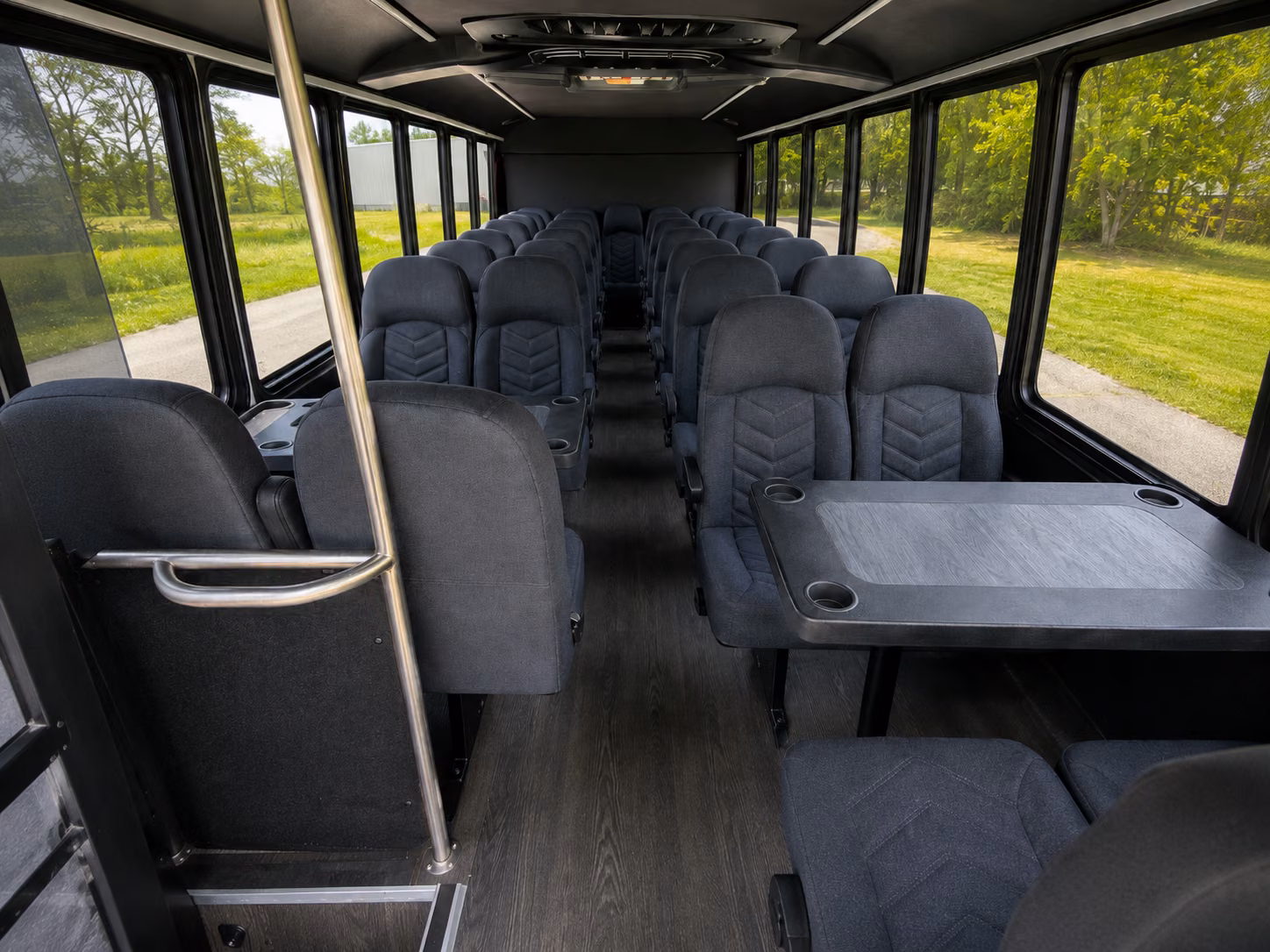 waterbury 20 passenger minibus inside
