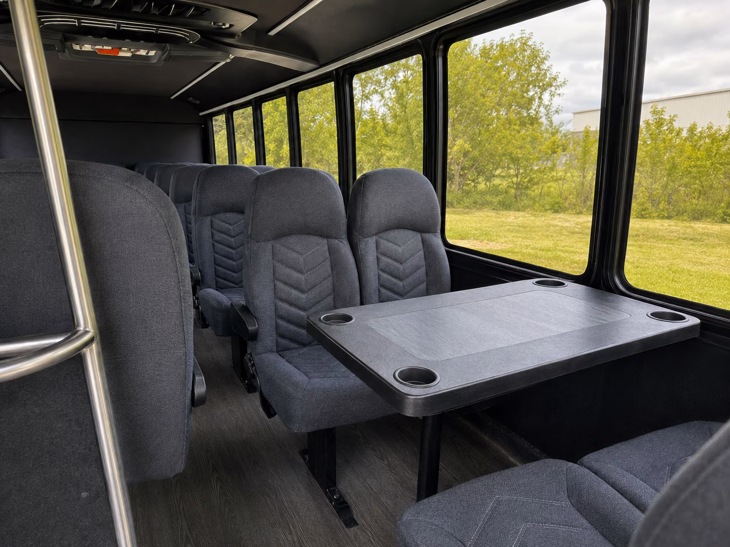 waterbury 20 passenger minibus interior