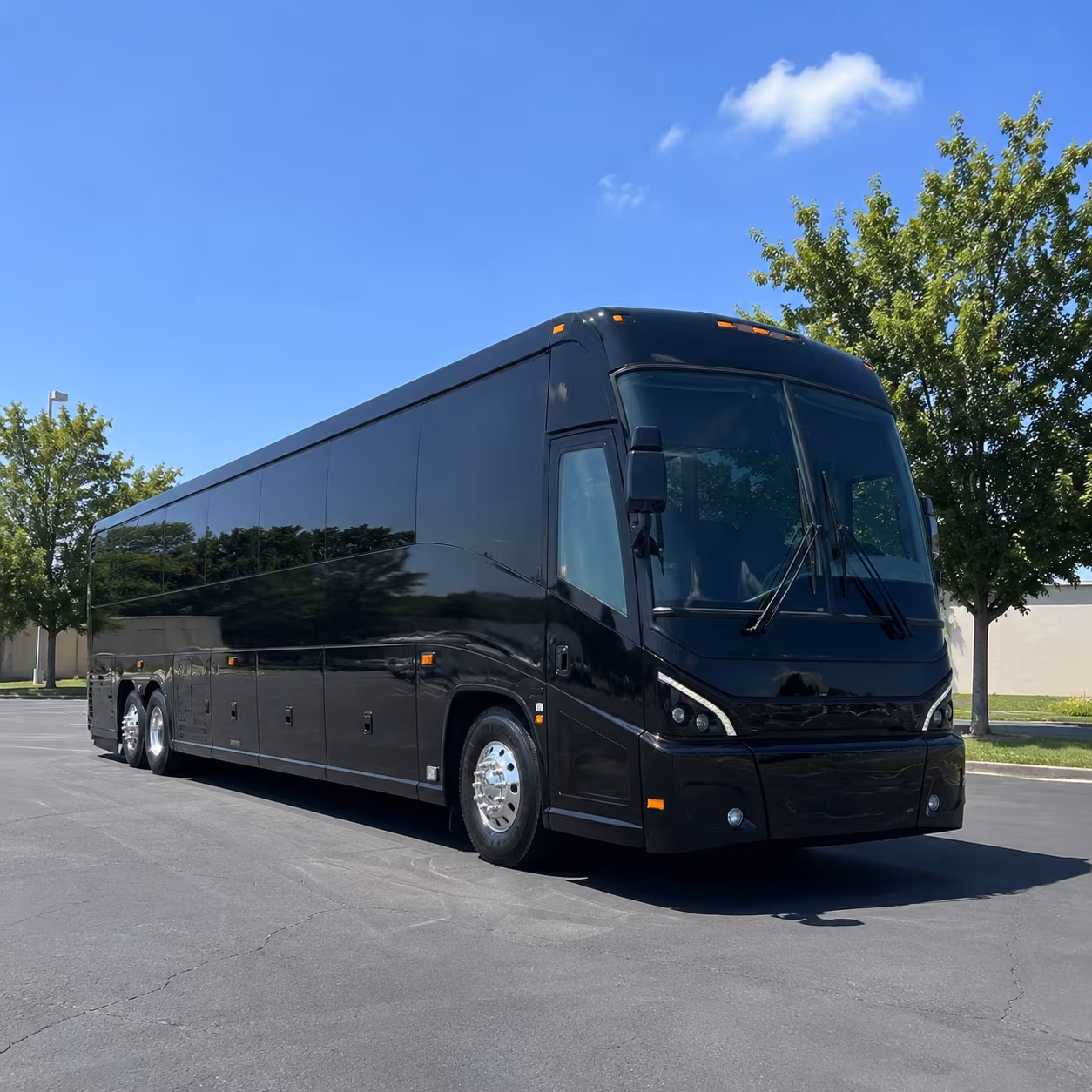 waterbury 56 passenger charter bus