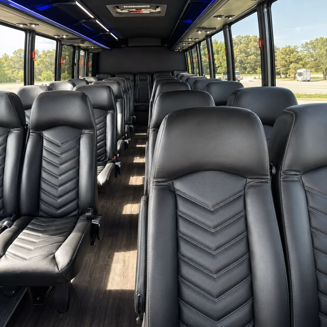 waterbury corporate transportation onboard seating