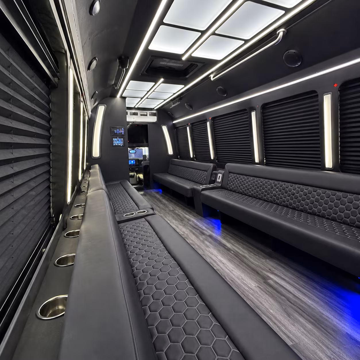 waterbury party bus inside