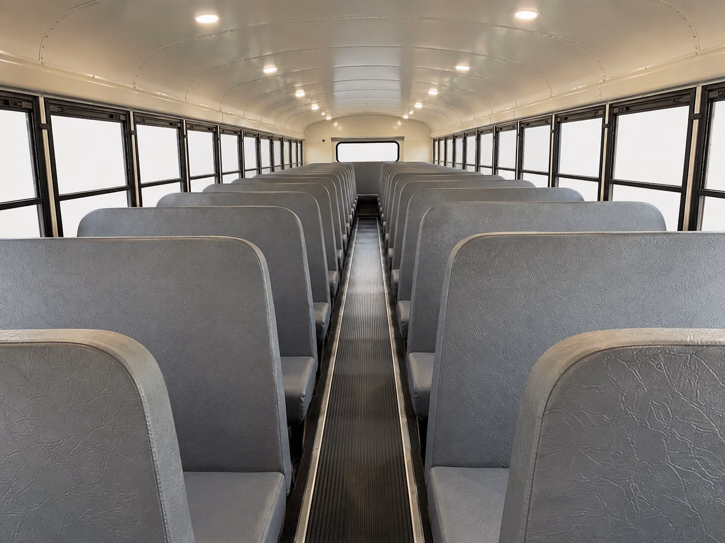 waterbury school bus interior
