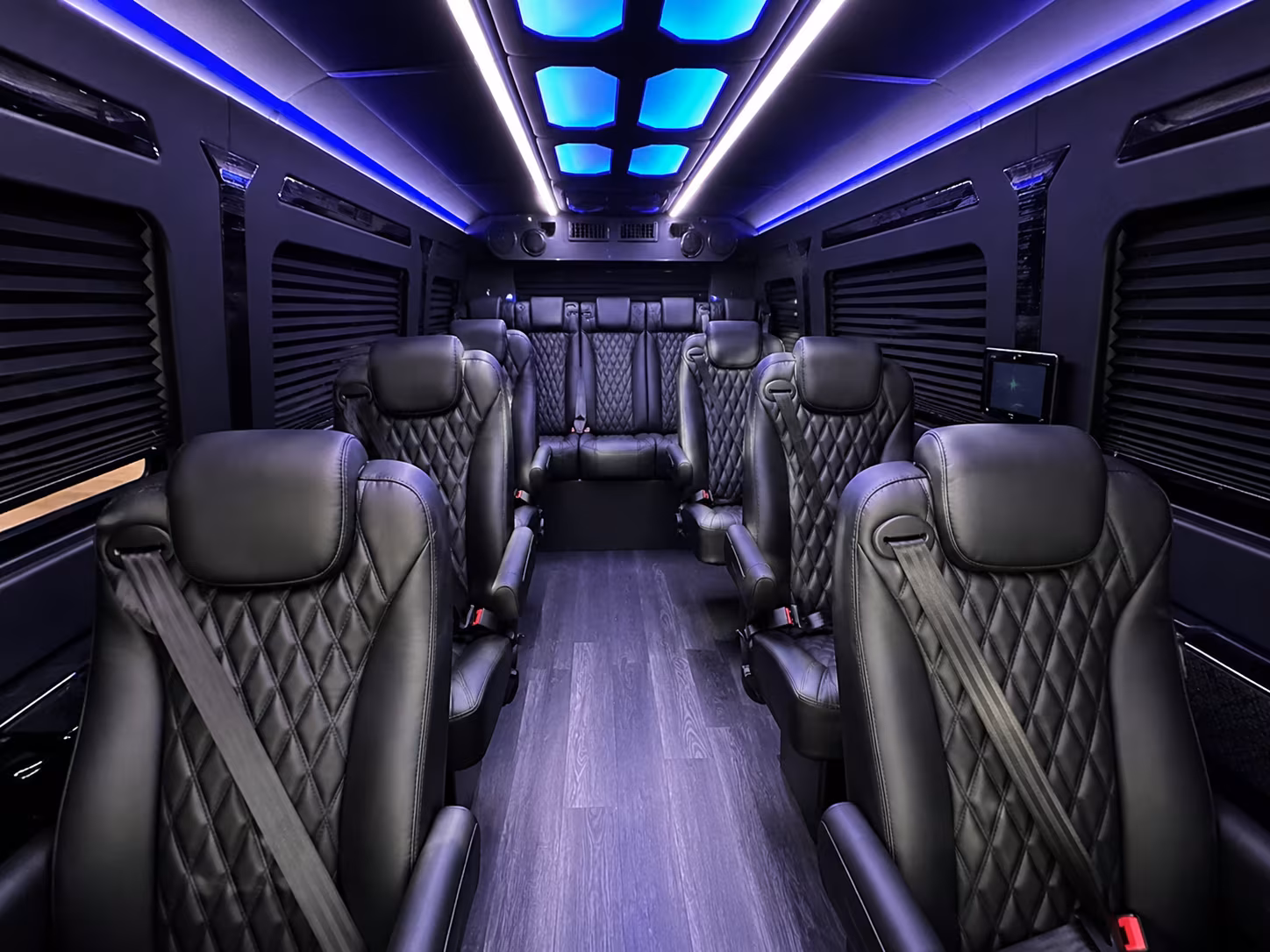 waterbury sprinter van with driver inside